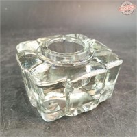 Antique Glass Caligrapher's Inkwell