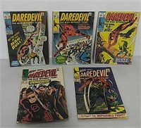 Five Marvel Daredevil Comics