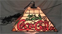 COCA COLA PLASTIC SWAG LAMP