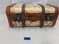 Decorative wooden suitcase
