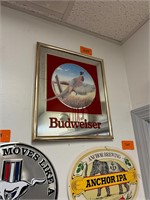 Vintage Budweiser Pheasant Mirror