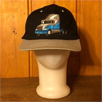 Semi Trailer Truck Adjustable Trucker Hat Cap