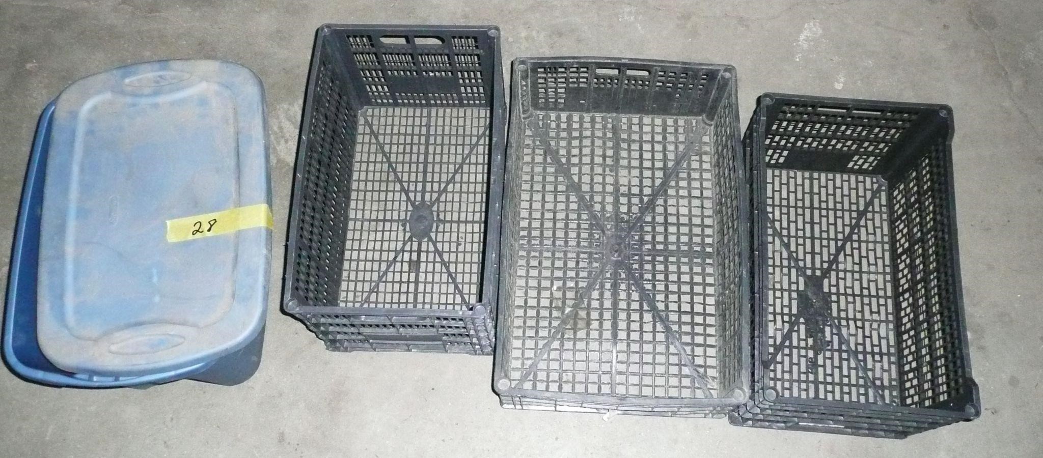 Plastic Totes or baskets