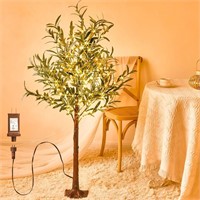 Fudios Lighted Olive Trees Artificial 4ft 160