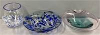 Art Glass Bowls & Vase Lot Collection