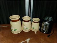 Vintage 1970's Nesting Canisters