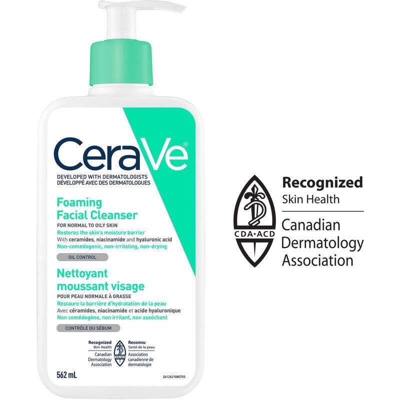 CeraVe Foaming Facial Cleanser with Hyaluronic ...