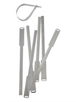Aluminum Blank Cable Tags - 100 Per Bag