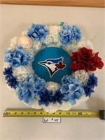 Handmade Toronto Blue Jays Wreath