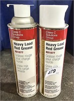 2 Cans Heavy Load Red Grease  BD1077