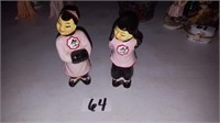 2 Asian Figurines