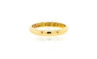 Victorian yellow gold ring