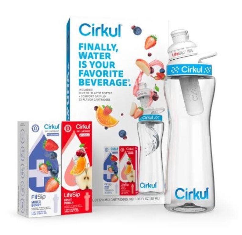 $24Cirkul Starter Kit Water Bottle & Cartridge Sys