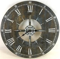 Mcs Ind. 24" Rustic Roman Numeral Wall Clock