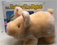 New Battery Operated Pig Pudgy the Piglet, NIB