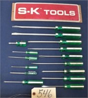 (15) SK USA screwdrivers up to 13" long