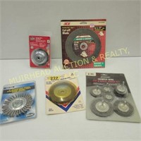 SAW BLADE, WIRE WHEELS, CUP BRUSH