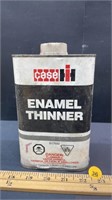 CASE IH 1 QT Enamel Thinner Tin w/Paper Label