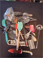 Large Offering Of Kitchen Utensils and Gadgets.