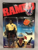 1986 MOC Rambo "Turbo" Figure, French Card