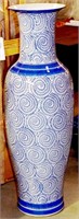 Spirals in Blue Vase