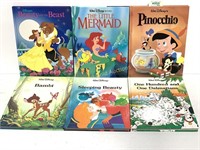 6 Disney Hardback Books by Twin Books