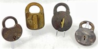 4 Reproduction Antique Locks