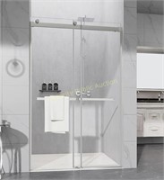 Sunrosa Semi-Frameless Glass Shower Door