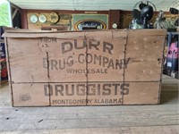 Vintage Durr Drug Company Montgomery AL Crate