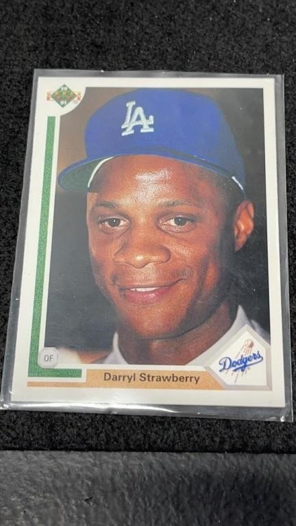 Darryl Strawberry LA Dodgers Sports Card