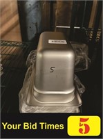 new CARLISLE SS 1/9 size pans, 4”