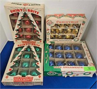 Vintage Shiny Brites + Other Christmas Ornaments