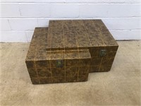 Oriental Style Coffee Table Storage Chest