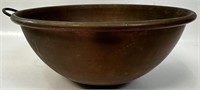 NICE 12 INCH COPPER MIXING BOWL