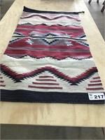 32x60 AUTHENTIC NATIVE AMERICAN RUG/ THROW