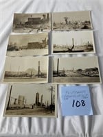7 Unused Lyndonville VT Fire 1924 Photo Postcards