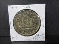 UNC CANADA 1949 SILVER DOLLAR
