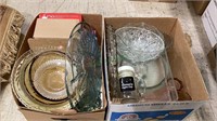 Two boxes of nice kitchen items. Includes mostly