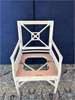 Bamboo & Rattan Dining Arm Chair Unfinished