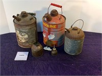 Antique Gas Cans and More