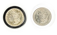 Coin 2  Morgan Silver Dollars 1896 & 1898