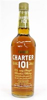 Charter 101 Bourbon Whiskey Bottle