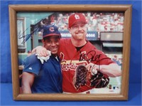 Framed Autographed Sammy Sosa/Marc McGwire