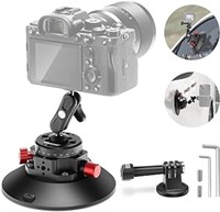 Neewer 6" Camera Suction Mount with Ball Head