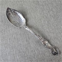 Antique 1836 Arthur Everts Co. Silverplate Spoon