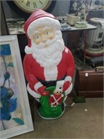 Santa glo mold. Measures about 3ft 4 inches tall