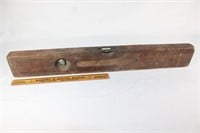 Vintage Stanley Wood Level - 24 inches long