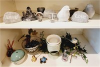 Bird Figurines, Pottery Vase, Turtle, Wax Melter