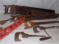Antique and Vintage Hand Saws