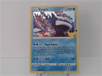 Pokemon Card Rare Kyogre Holo Stamped